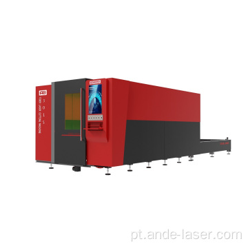Máquina de corte a laser de plataforma de troca para folha